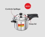 Prestige Delux Stainless Steel Pressure Cooker 4Ltr